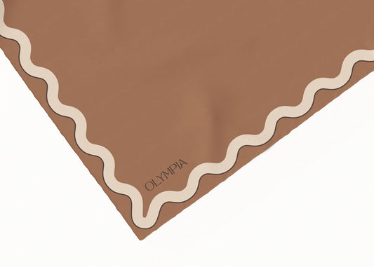 Sophie Tan/Sand Scarf - 54x54cm Silk Cotton