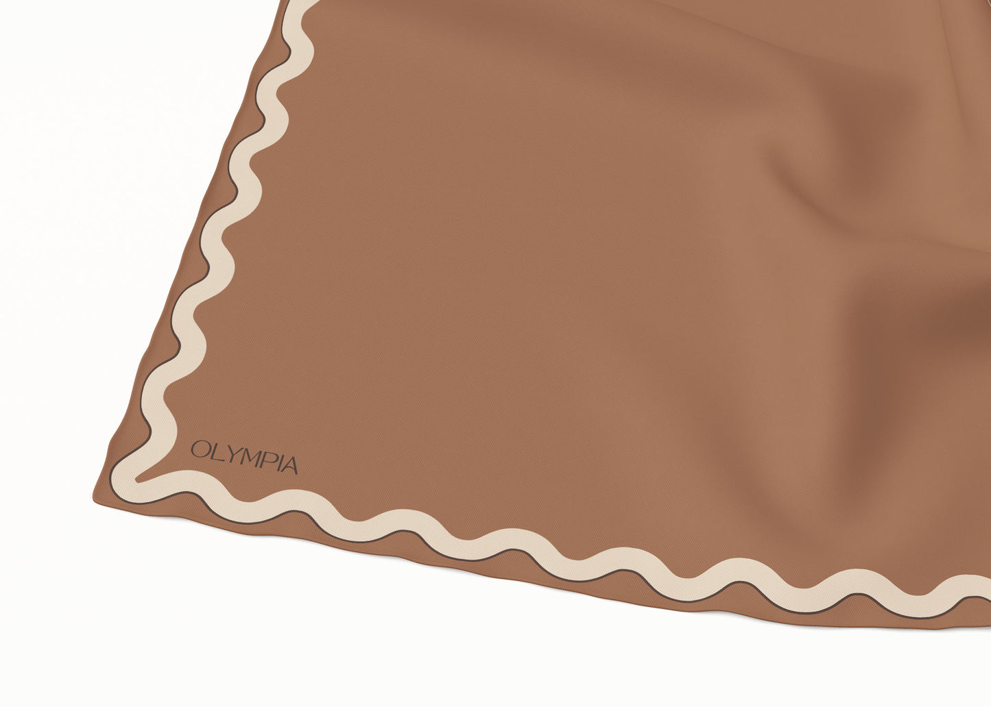 Sophie Tan/Sand Scarf - 54x54cm Silk Cotton