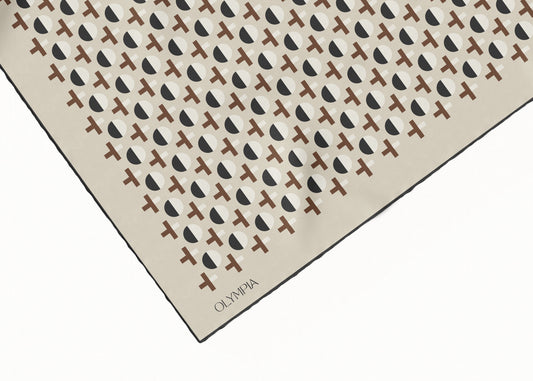 Coco Linen Scarf - 89x89cm Silk Twill
