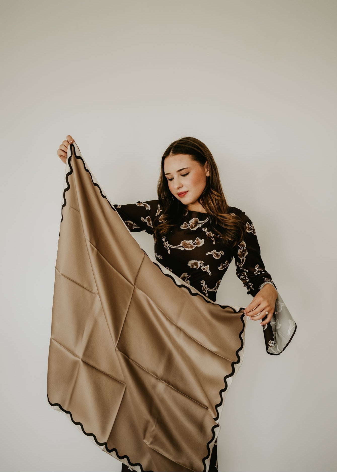 Etta Safari Scarf - 89x89cm Silk Twill