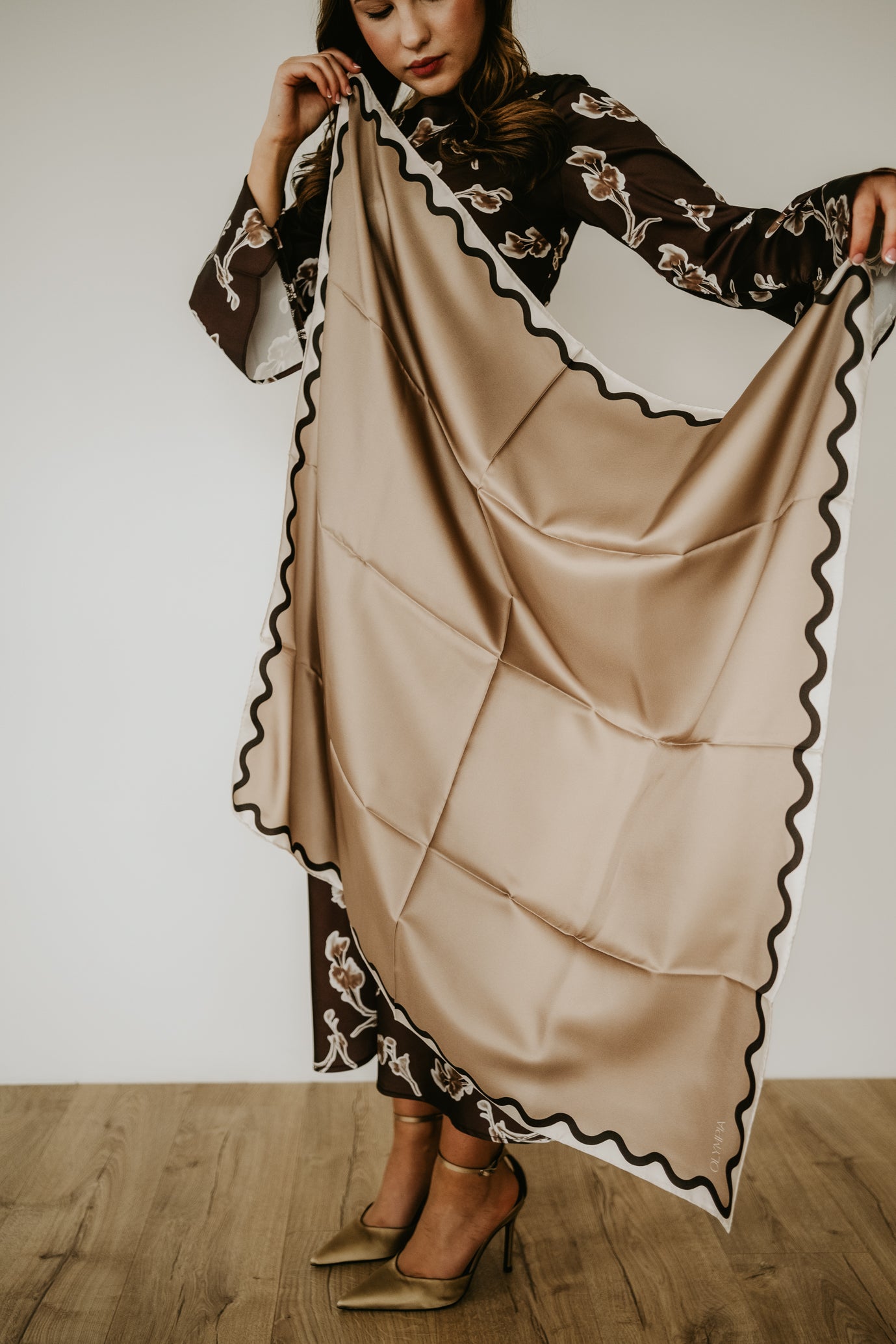 Etta Safari Scarf - 89x89cm Silk Twill
