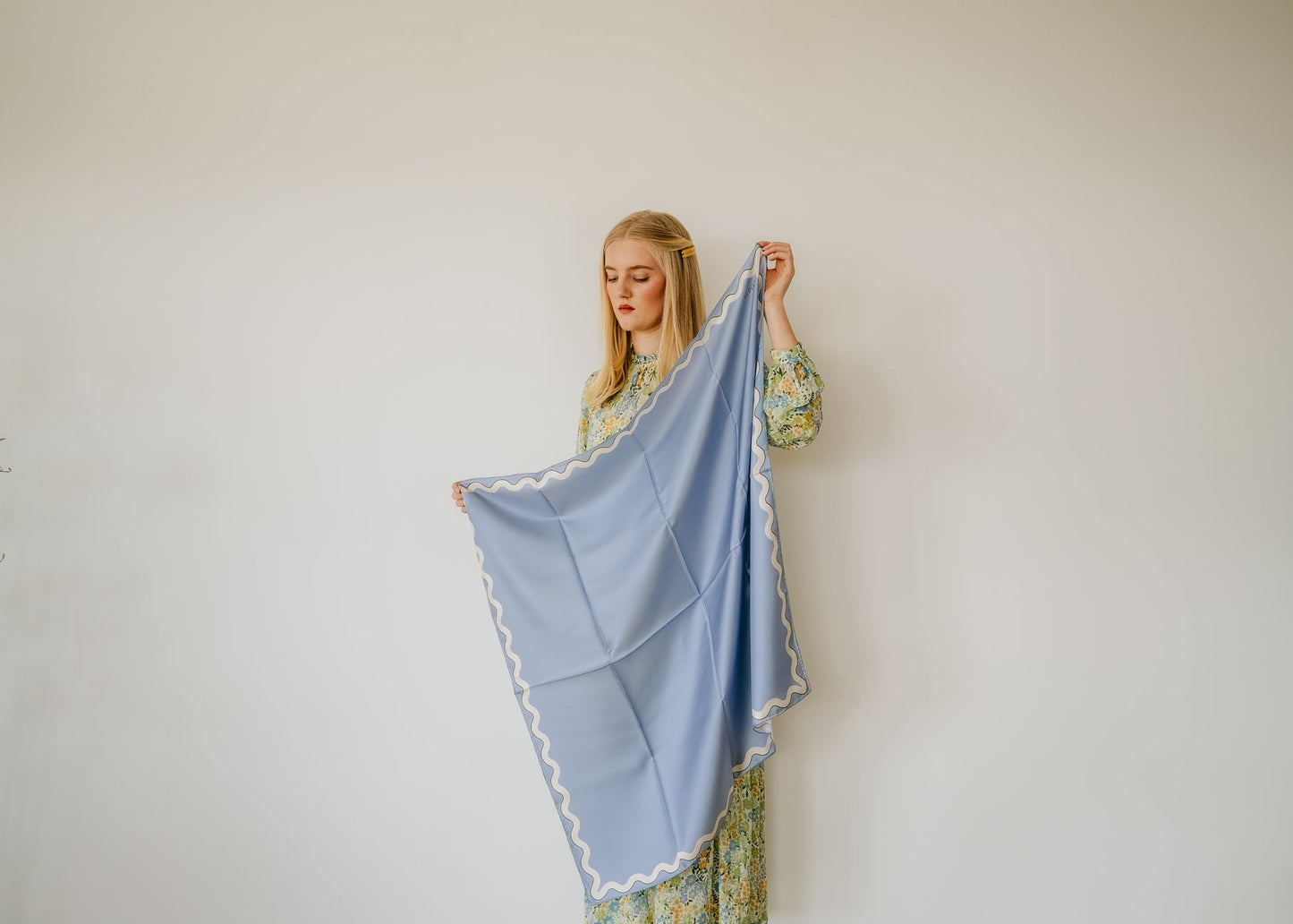 Sophie Bluebell Scarf - 89x89cm Silk Twill