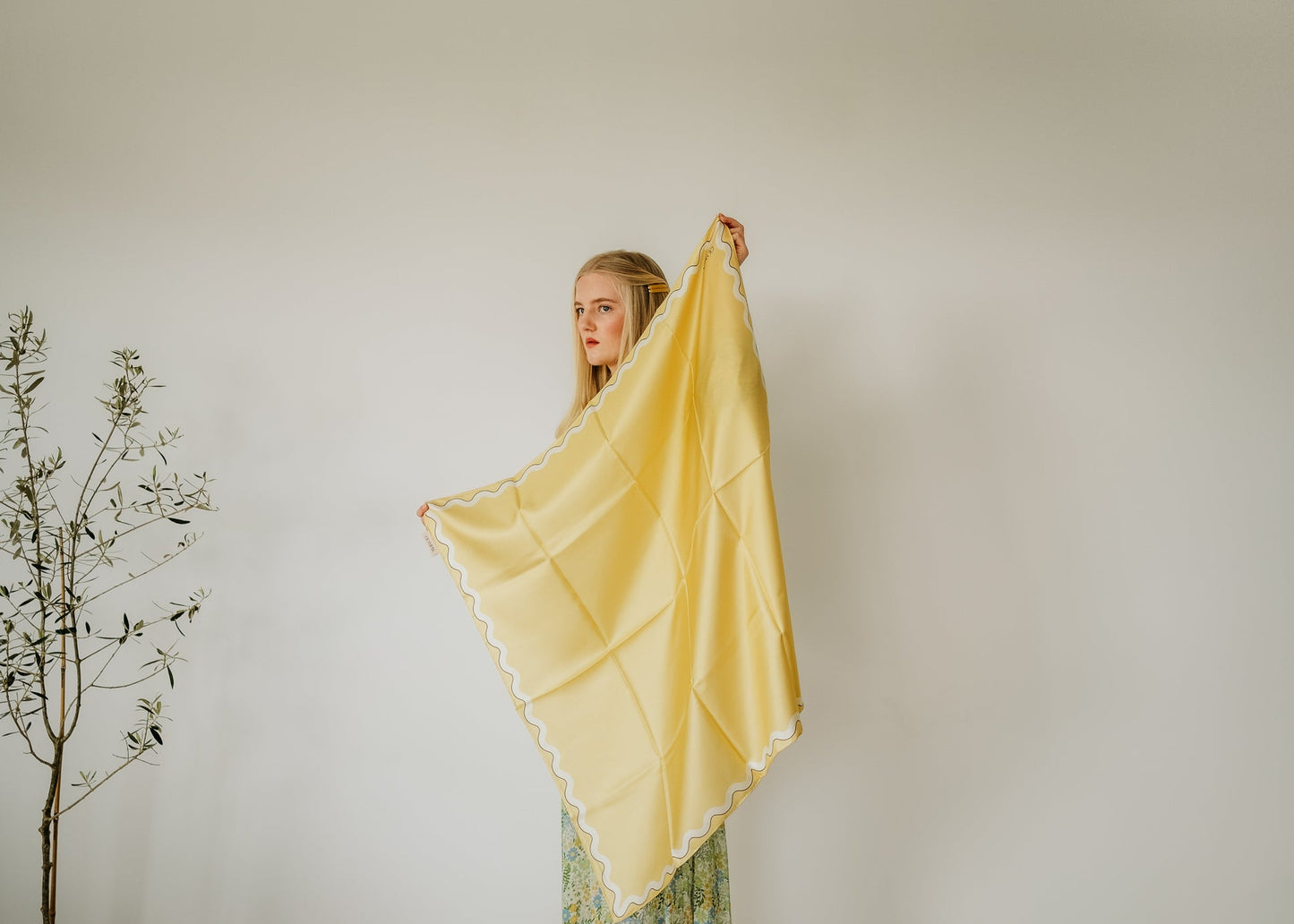Sophie Buttercup Scarf - 89x89cm Silk Twill