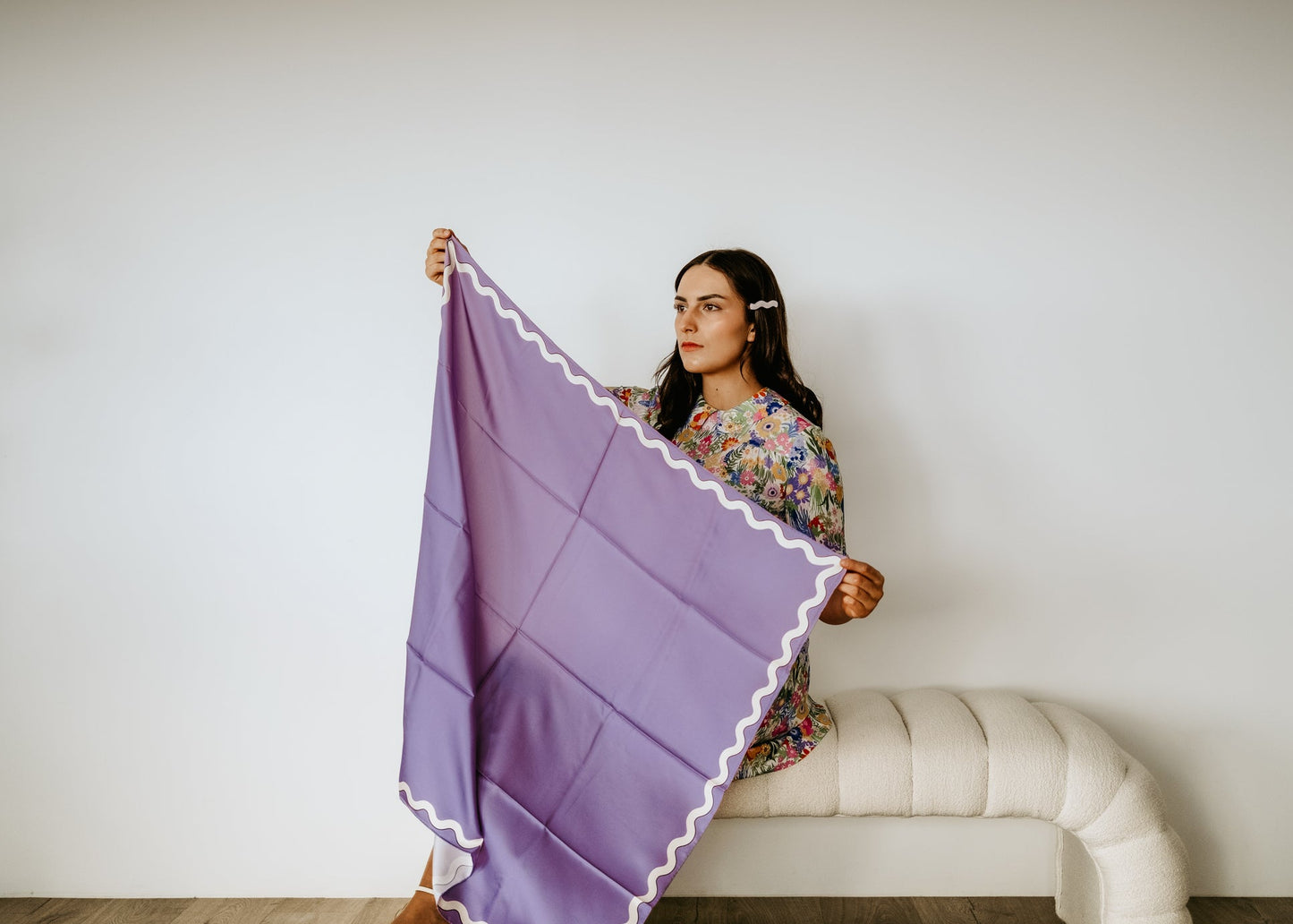 Sophie Wisteria Scarf - 89x89cm Silk Twill