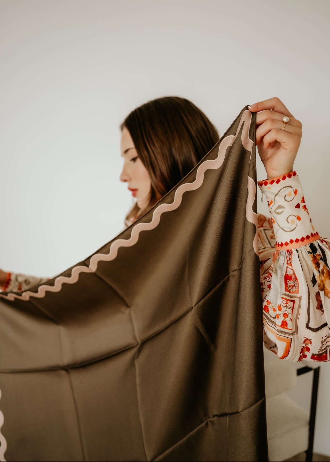 Sophie Caper/Canyon Scarf - 89x89cm Silk Twill