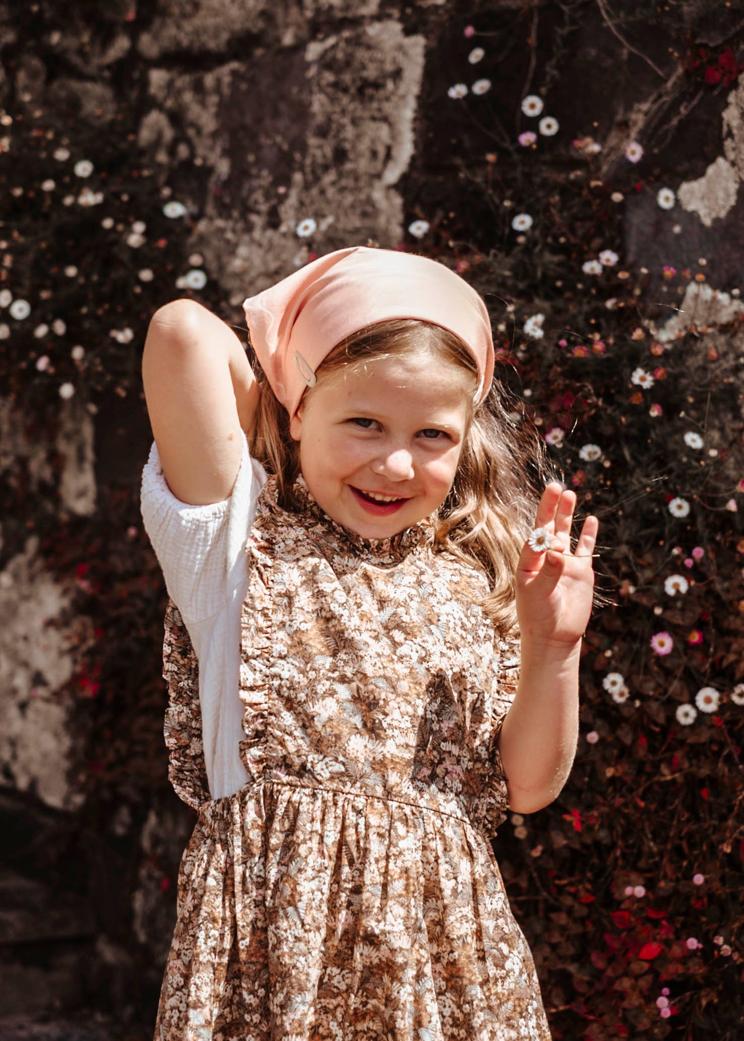 Emilia Blush Glow Scarf - 54x54cm Silk Cotton
