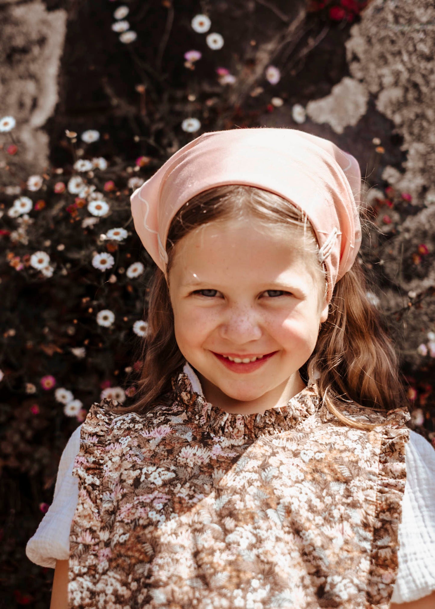 Emilia Blush Glow Scarf - 54x54cm Silk Cotton