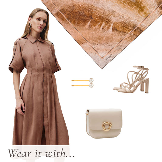 Delilah Scarf - 89x89cm Silk Twill - Limited Edition (NZ)