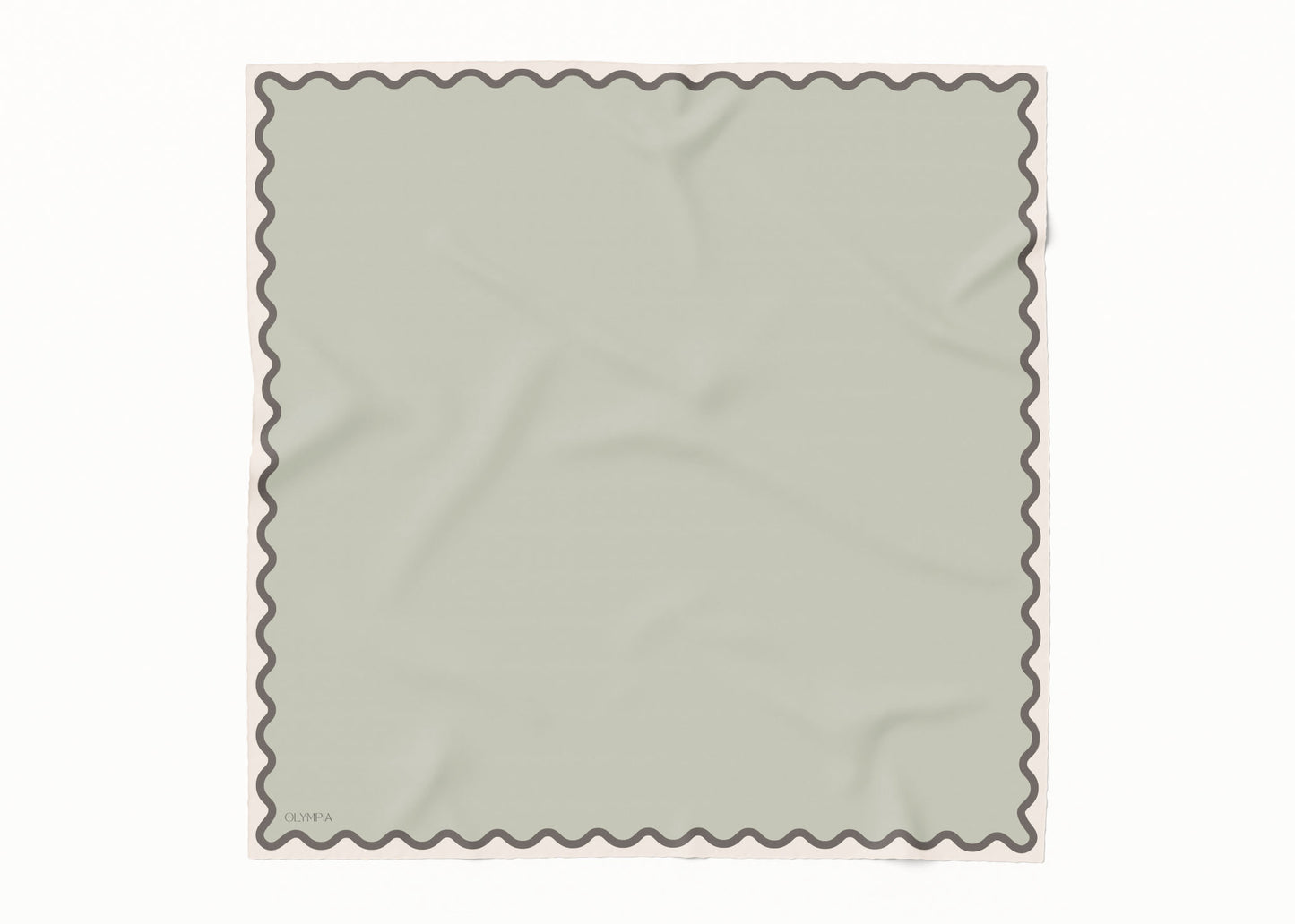 Etta Sagebrush Scarf - 89x89cm Silk Twill
