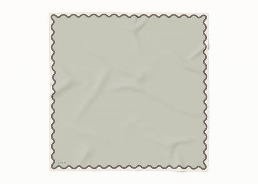 Etta Sagebrush Scarf - 89x89cm Silk Twill - Imperfect