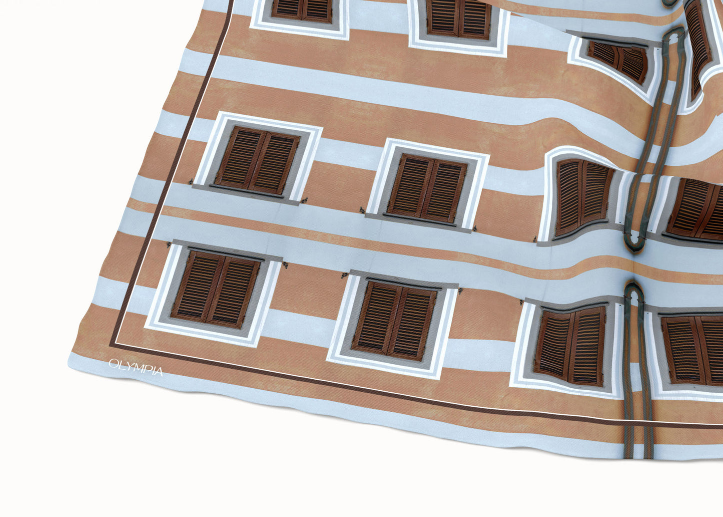 Gia Coastal Cabo Silk Scarf - 89x89cm