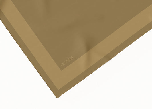 Imelda Soft Gold/Aged Gold Duo Scarf - 89x89cm Silk Twill