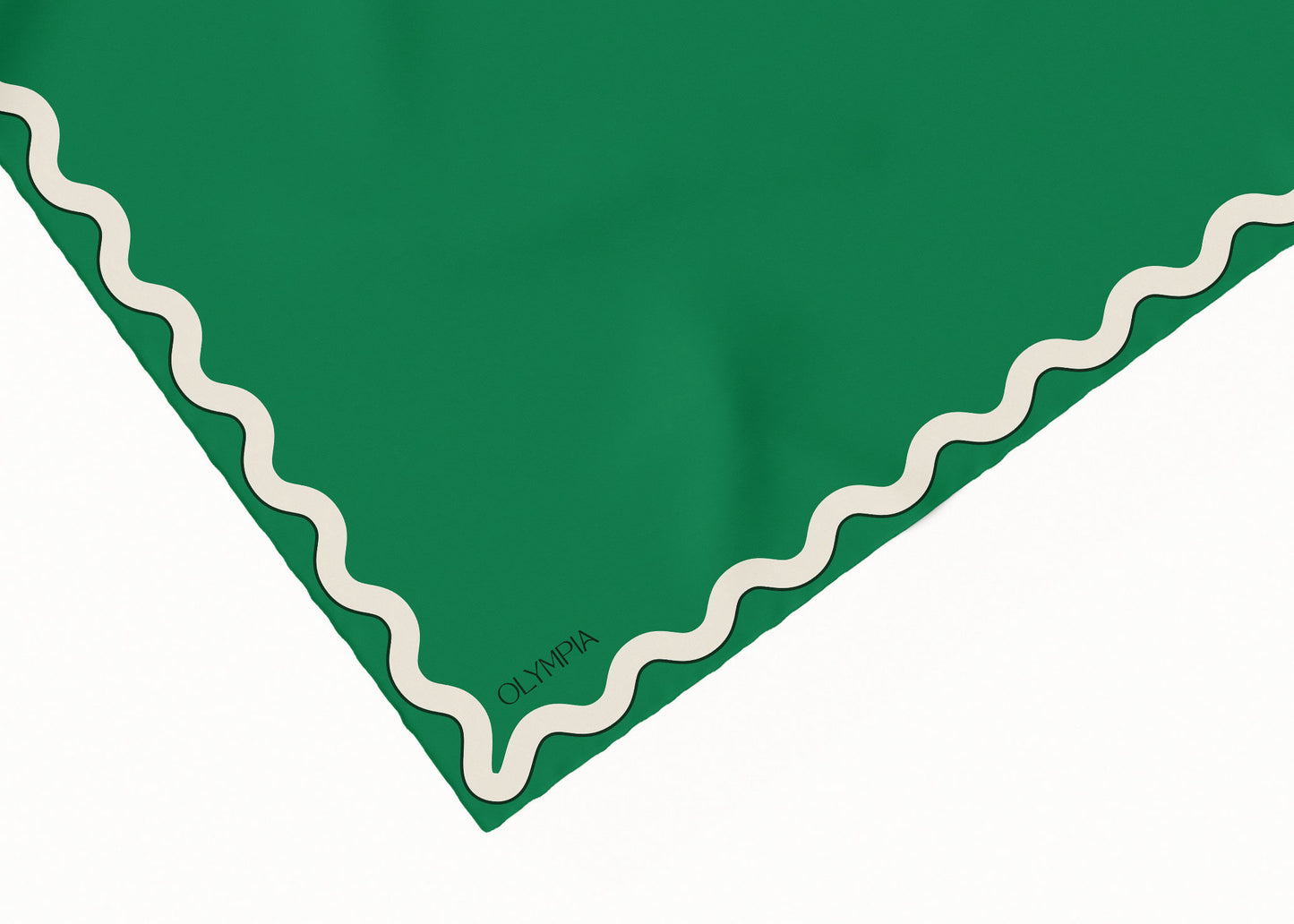 Sophie Bright Emerald Scarf - 89x89cm Silk Twill