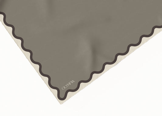 Etta Vetiver Scarf - 89x89cm Silk Twill