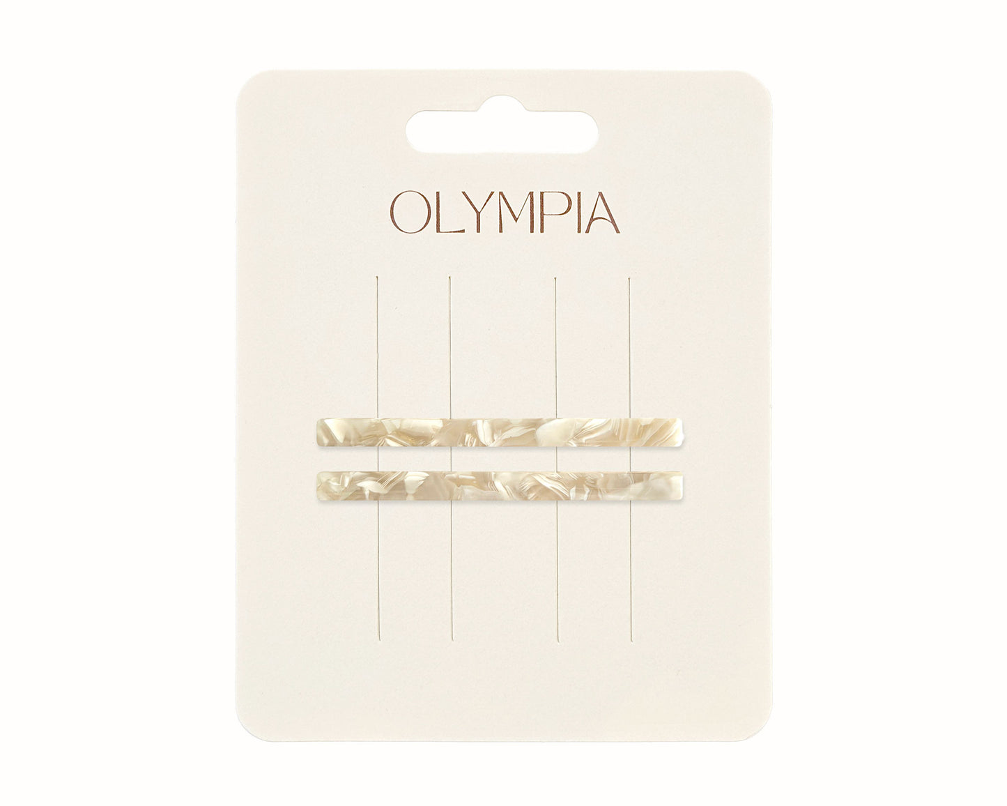 Isla Hair Clips - Beige Crush