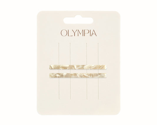 Isla Hair Clips - Beige Crush