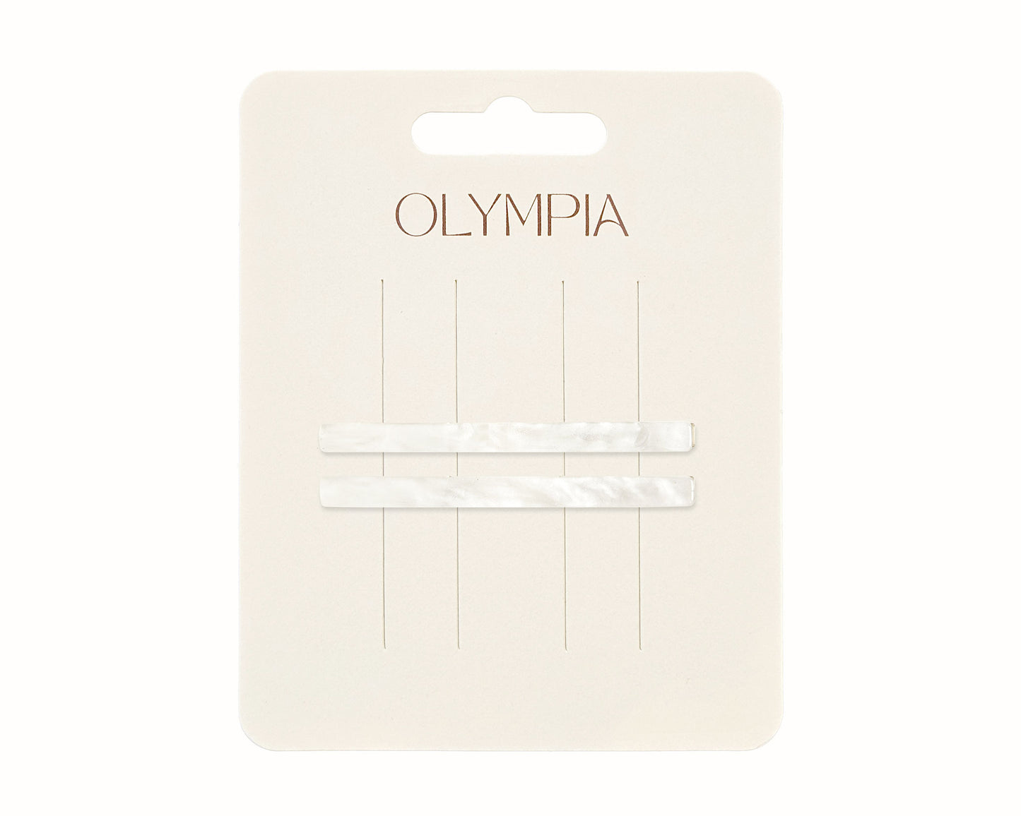 Isla Hair Clips - Pearly White Shell
