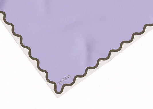 Etta Lavender/Lichen Scarf - 89x89cm Silk Twill
