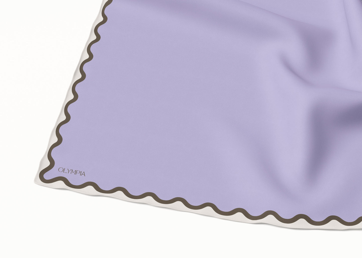 Etta Lavender/Lichen Scarf - 89x89cm Silk Twill