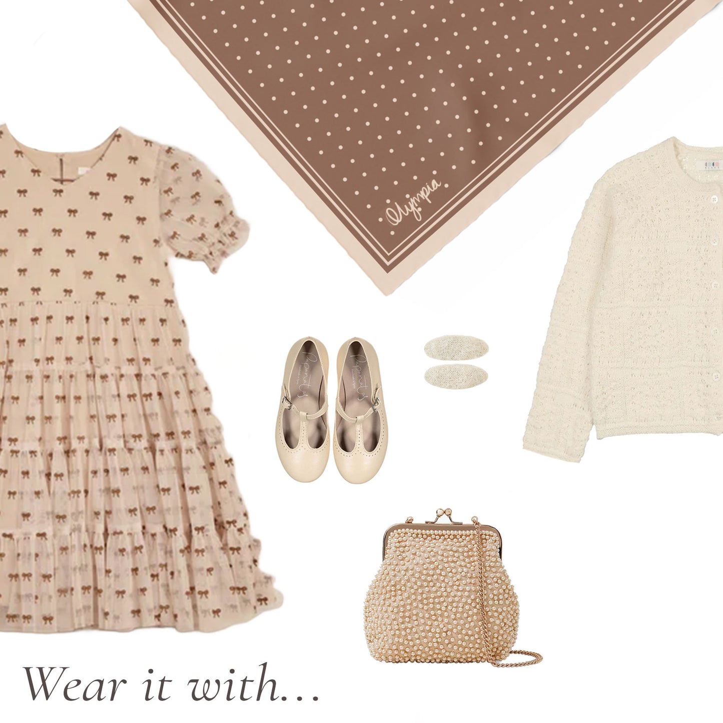 Lottie Copper Caramel / Soft Peach - 54x54cm