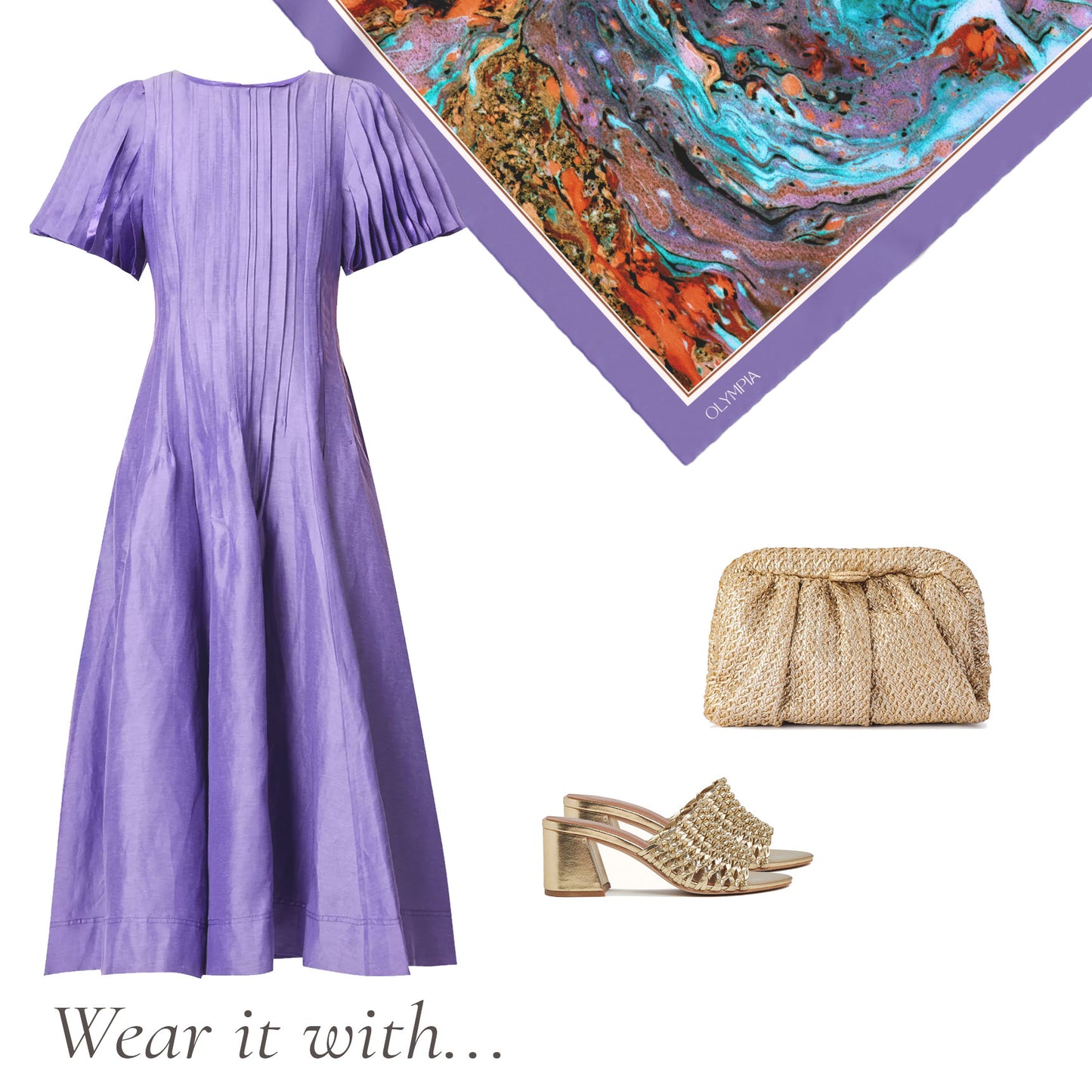 Nova Silk Scarf - 89x89cm - Limited Edition (NZ)