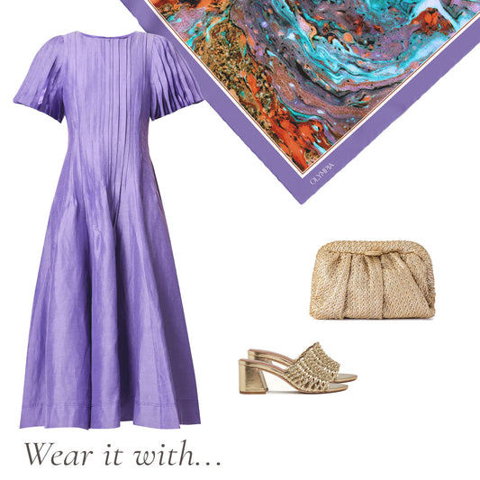 Nova Scarf - 89x89cm Silk Twill - Limited Edition (NZ)