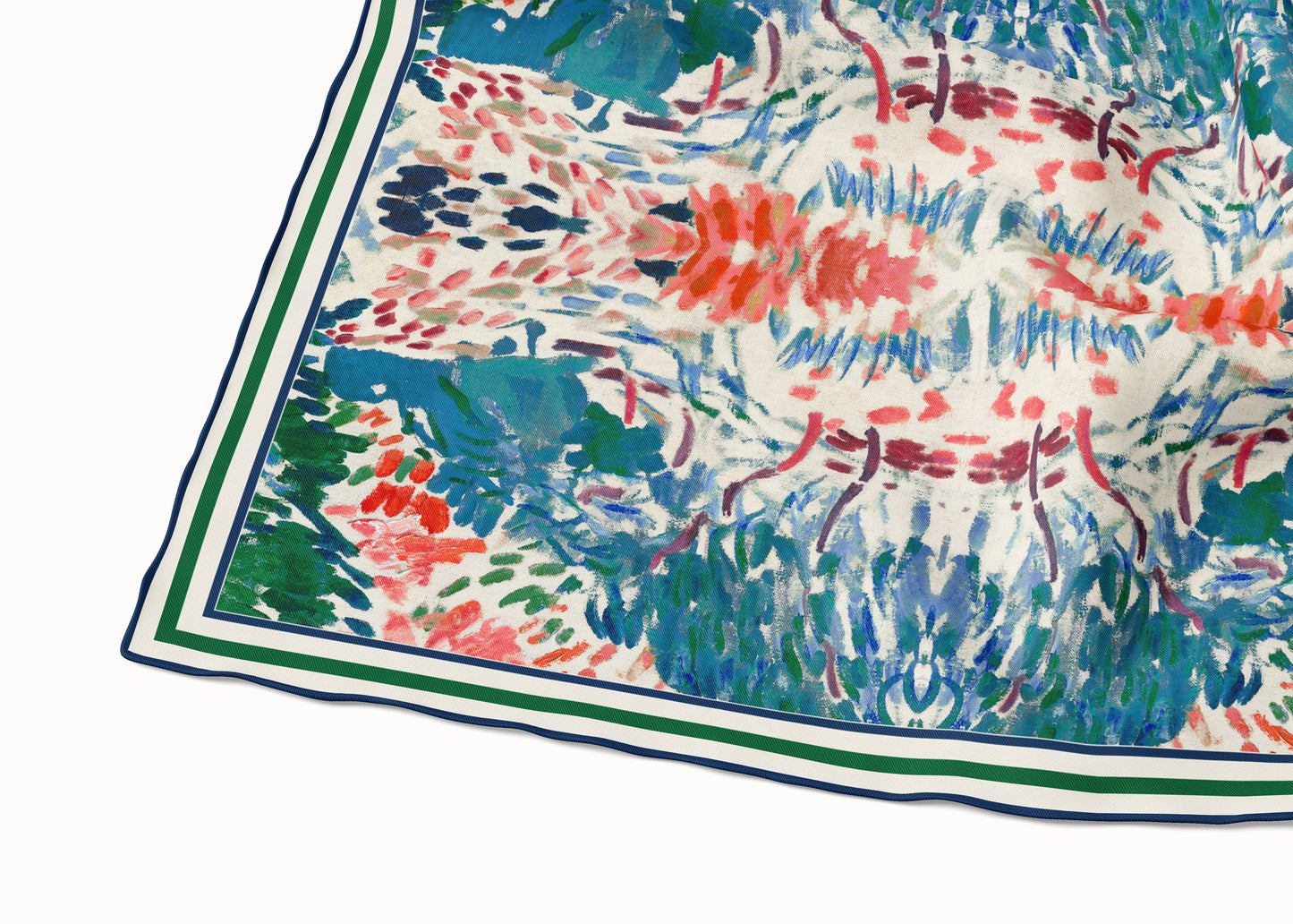 Elodie Coral Reef Limited Edition Silk Scarf - 89x89cm | S/S 2023-24 (NZ)