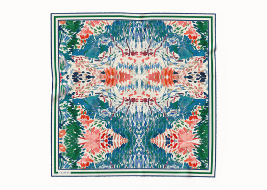 Elodie Coral Reef Limited Edition Silk Scarf - 89x89cm | S/S 2023-24 (NZ)