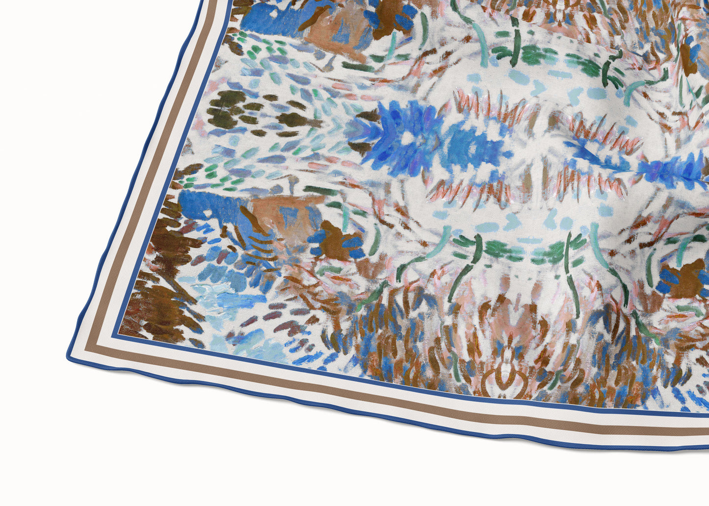 Elodie Blue Lagoon Limited Edition Silk Scarf - 89x89cm | S/S 2023-24 (NZ)