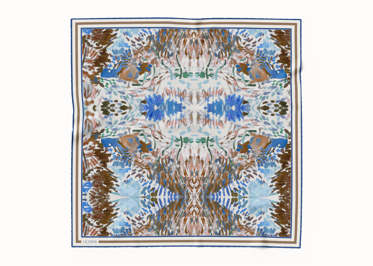 Elodie Blue Lagoon Limited Edition Silk Scarf - 89x89cm | S/S 2023-24 (NZ)