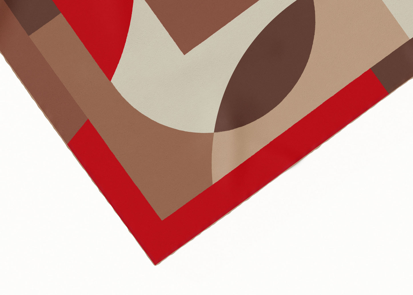 Melba Campari Clay Scarf - 89x89cm Silk Twill - Limited Edition (NZ)