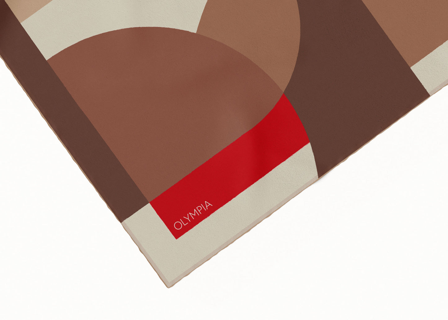 Melba Campari Clay Scarf - 89x89cm Silk Twill - Limited Edition (NZ)