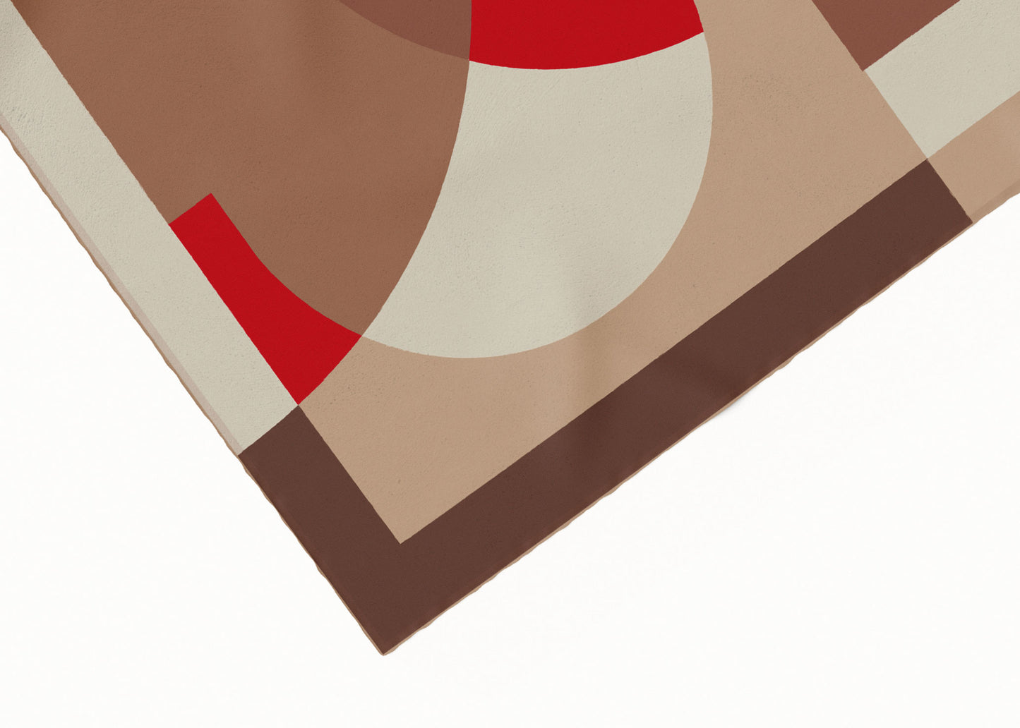 Melba Campari Clay Scarf - 89x89cm Silk Twill - Limited Edition (NZ)