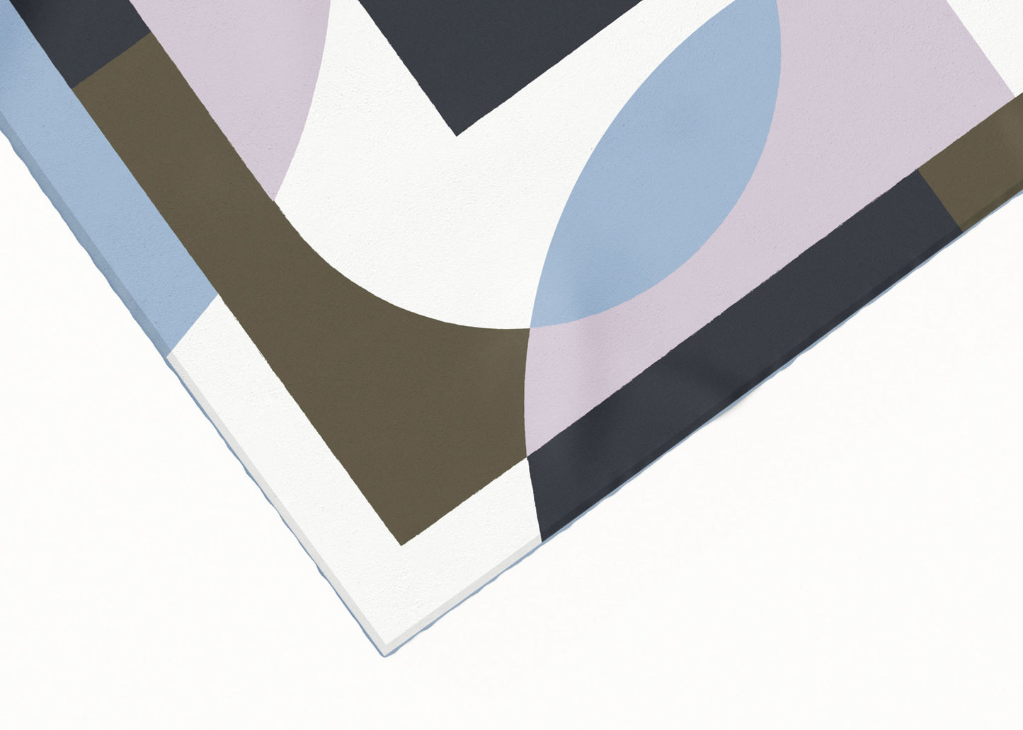 Melba Iced Violette Scarf - 89x89cm Silk Twill - Limited Edition (NZ)