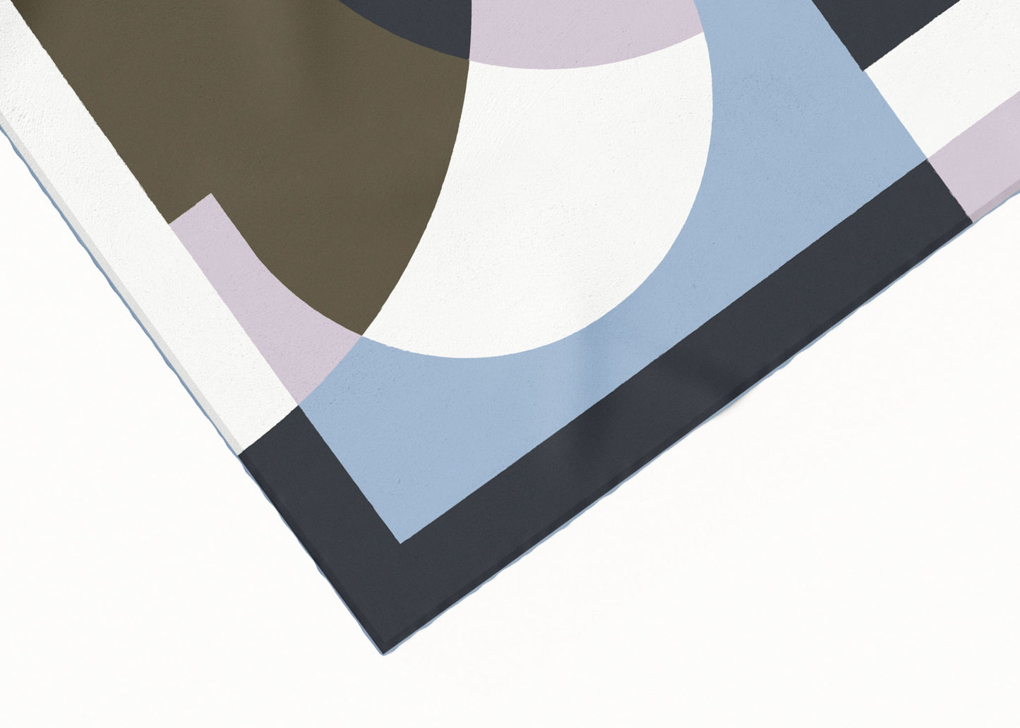 Melba Iced Violette Scarf - 89x89cm Silk Twill - Limited Edition (NZ)