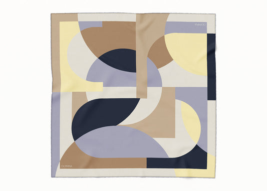 Melba Limoncello Spritz Scarf - 89x89cm Silk Twill - Limited Edition (NZ)