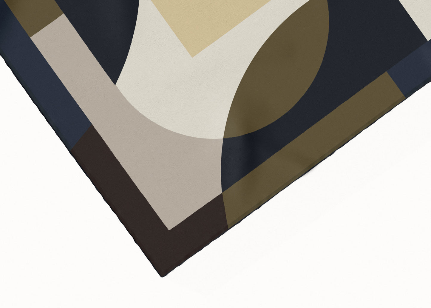 Melba Olive Martini Scarf - 89x89cm Silk Twill - Limited Edition (NZ)