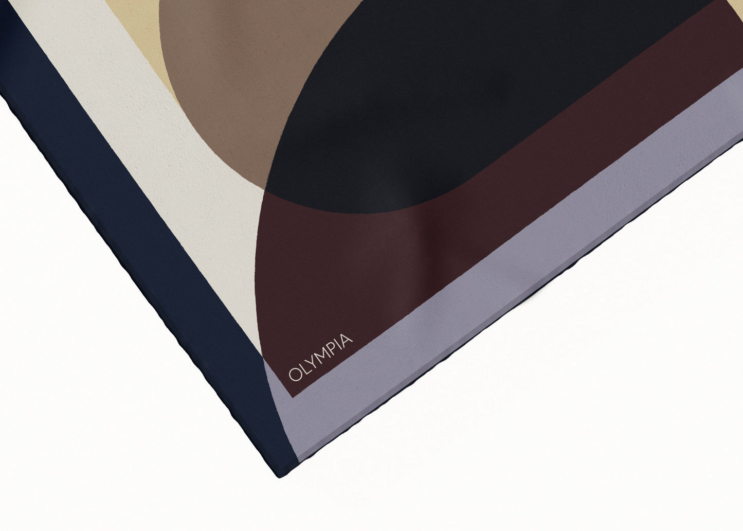 Melba Plum Vermouth Scarf - 89x89cm Silk Twill - Limited Edition (NZ)