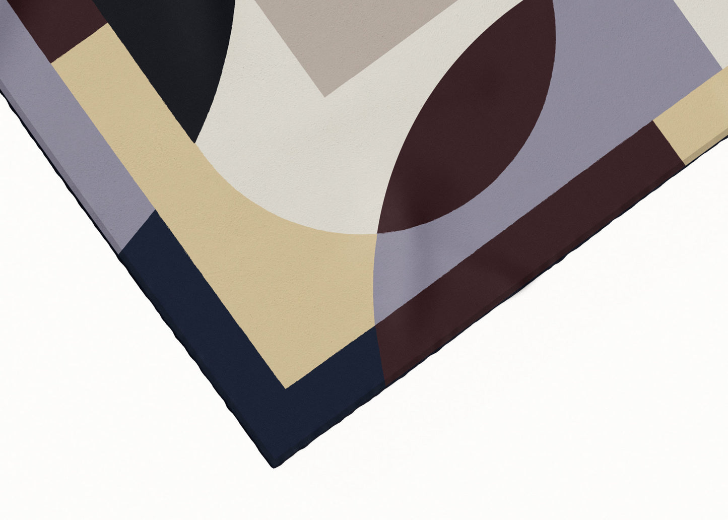 Melba Plum Vermouth Scarf - 89x89cm Silk Twill - Limited Edition (NZ)