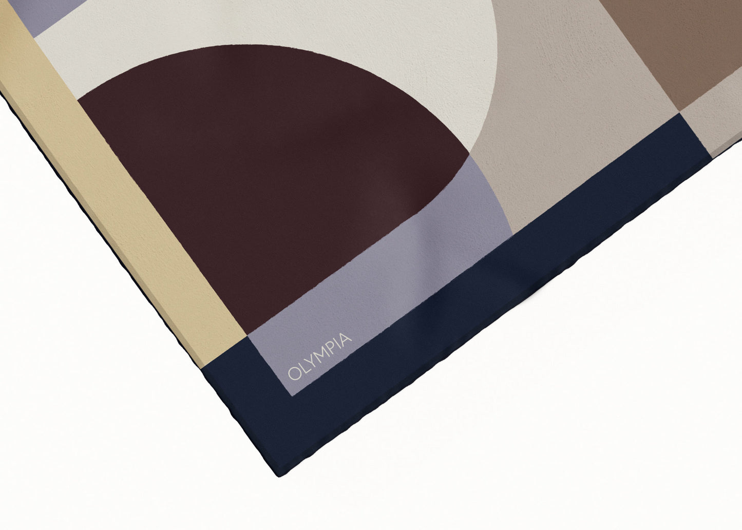 Melba Plum Vermouth Scarf - 89x89cm Silk Twill - Limited Edition (NZ)