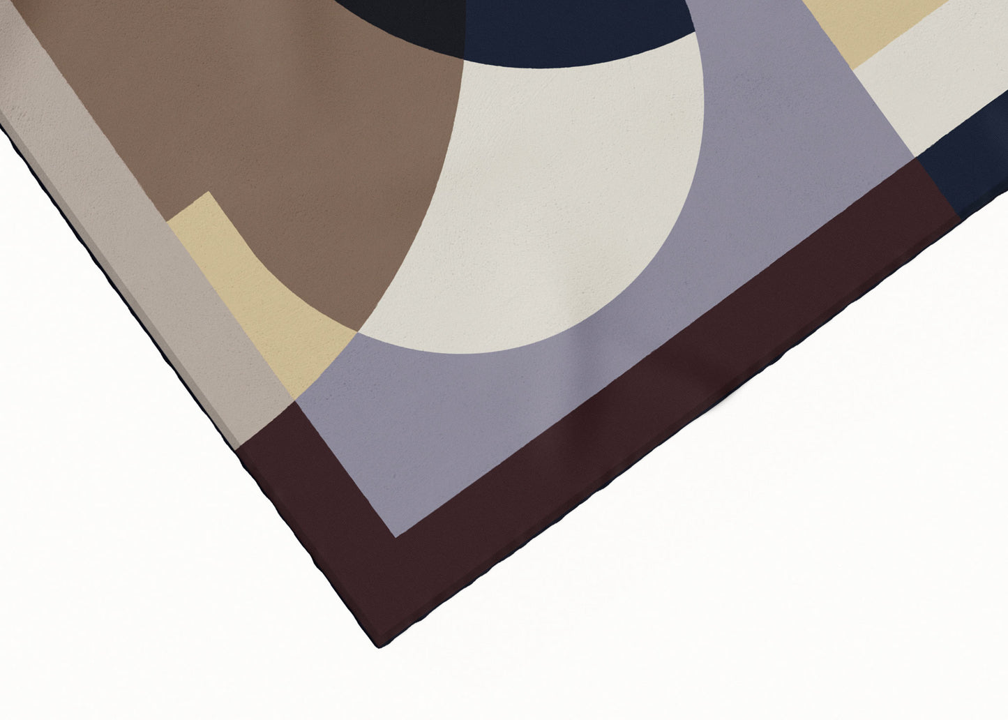 Melba Plum Vermouth Scarf - 89x89cm Silk Twill - Limited Edition (NZ)