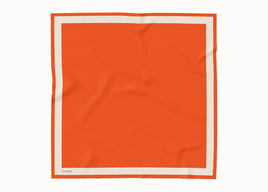Dimity Mandarin Scarf - 89x89cm Silk Twill