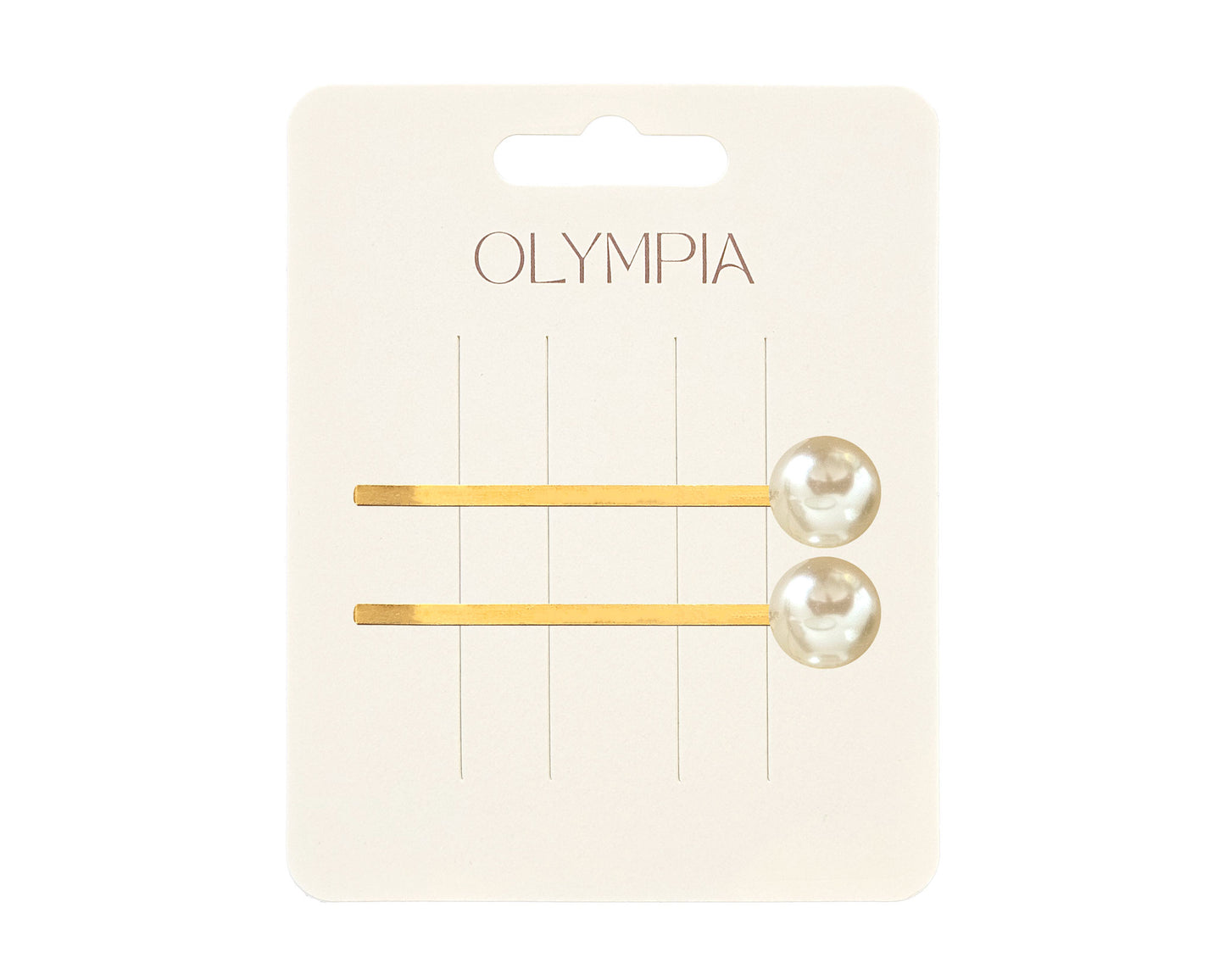 Orla Pearl Hair Clips - Medium Cream - Seconds