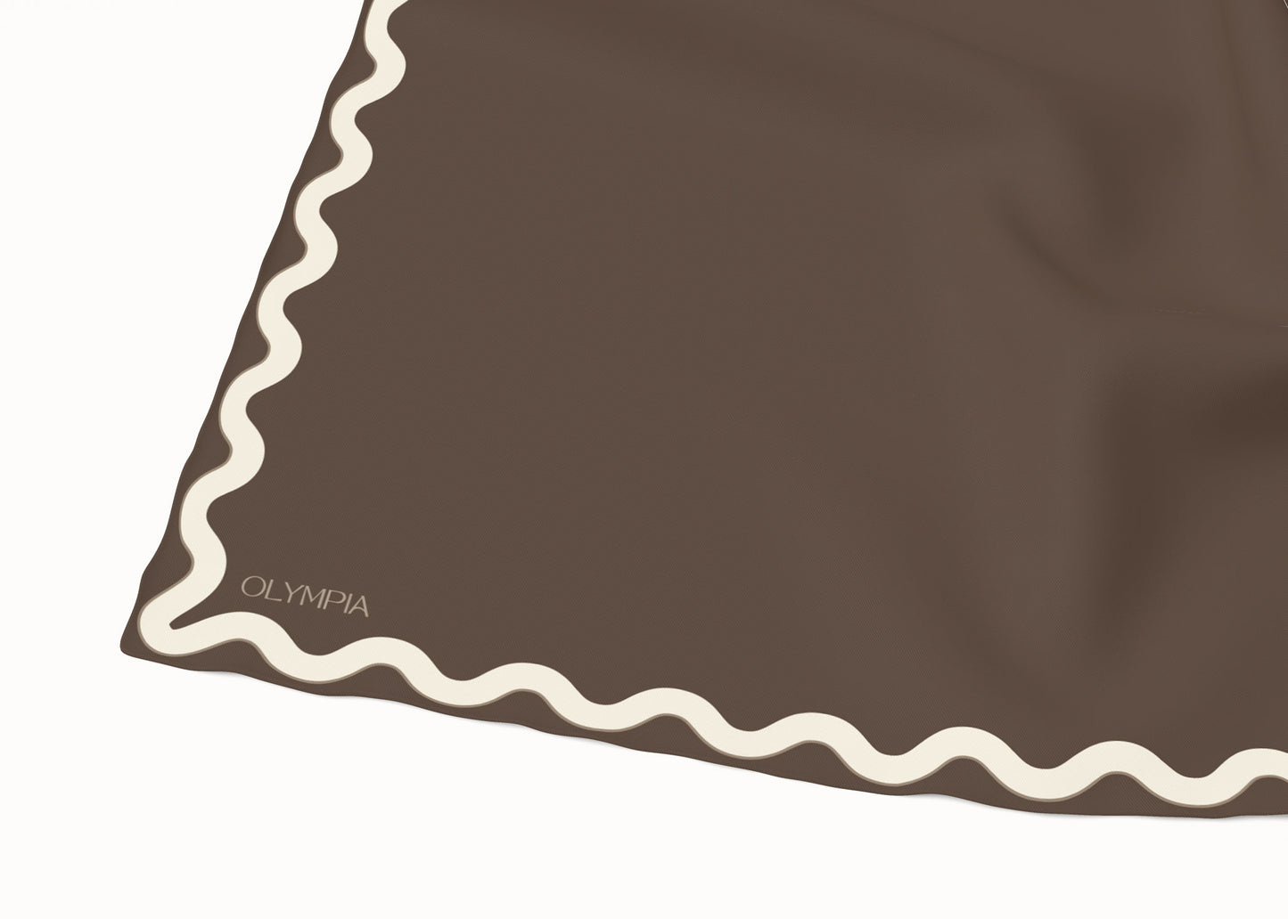 Sophie Velvet Mink Silk Cotton Scarf - 64x64cm