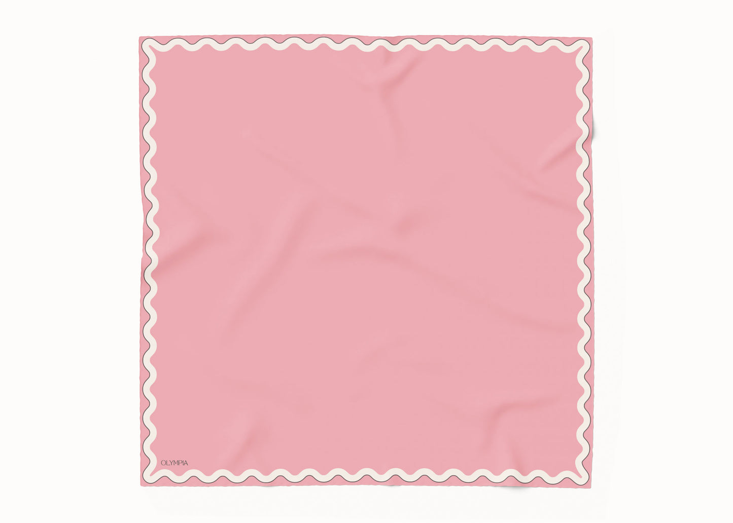 Sophie Strawberry Ice Silk Scarf - 89x89cm