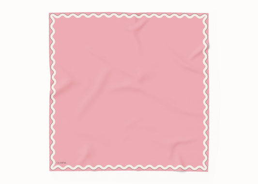 Sophie Strawberry Ice Scarf - 89x89cm Silk Twill