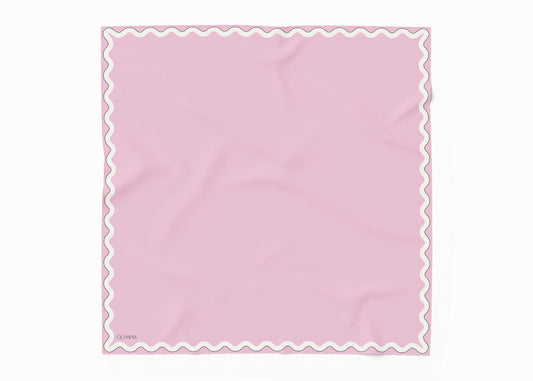 Sophie Cotton Candy Scarf - 89x89cm Silk Twill - Imperfect