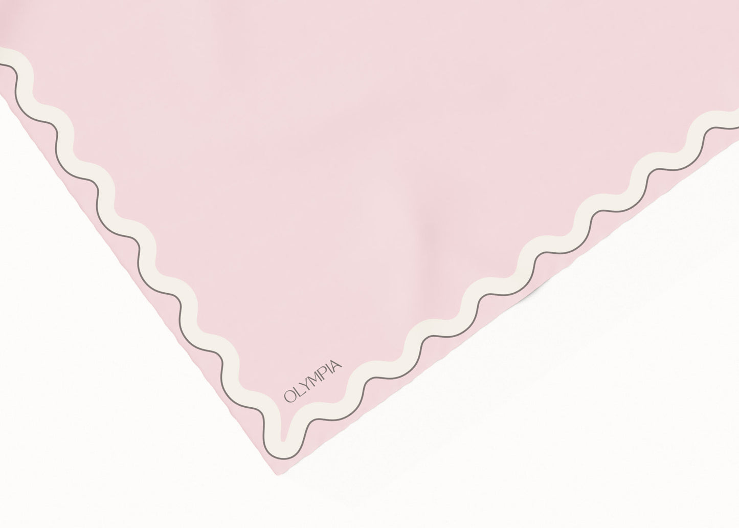 Sophie Rose Glow Silk Scarf - 89x89cm - Imperfect