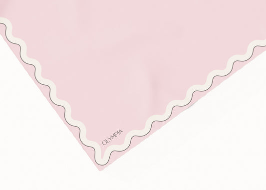 Sophie Rose Glow Scarf - 89x89cm Silk Twill - Imperfect