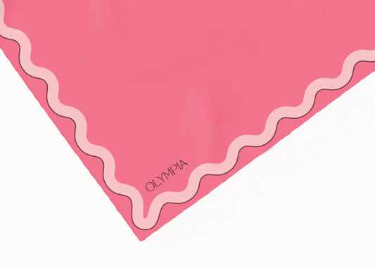 Sophie Pink Lemonade Scarf - 54x54cm Silk Cotton